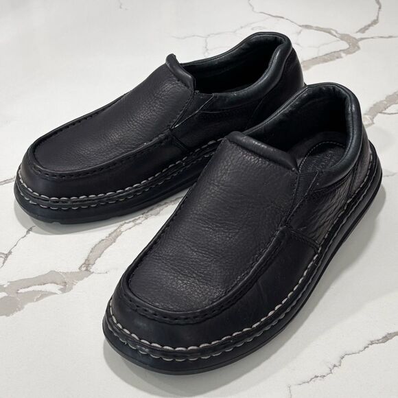 Vintage Genuine Sonoma Jean CO Men’s Hamptonite Black Casual Leather Loafers 11